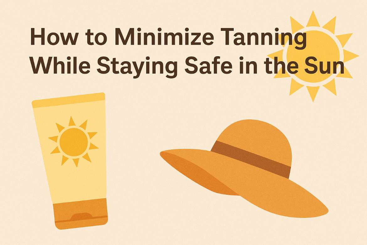 How To Minimize Tanning While Staying Safe In The Sun