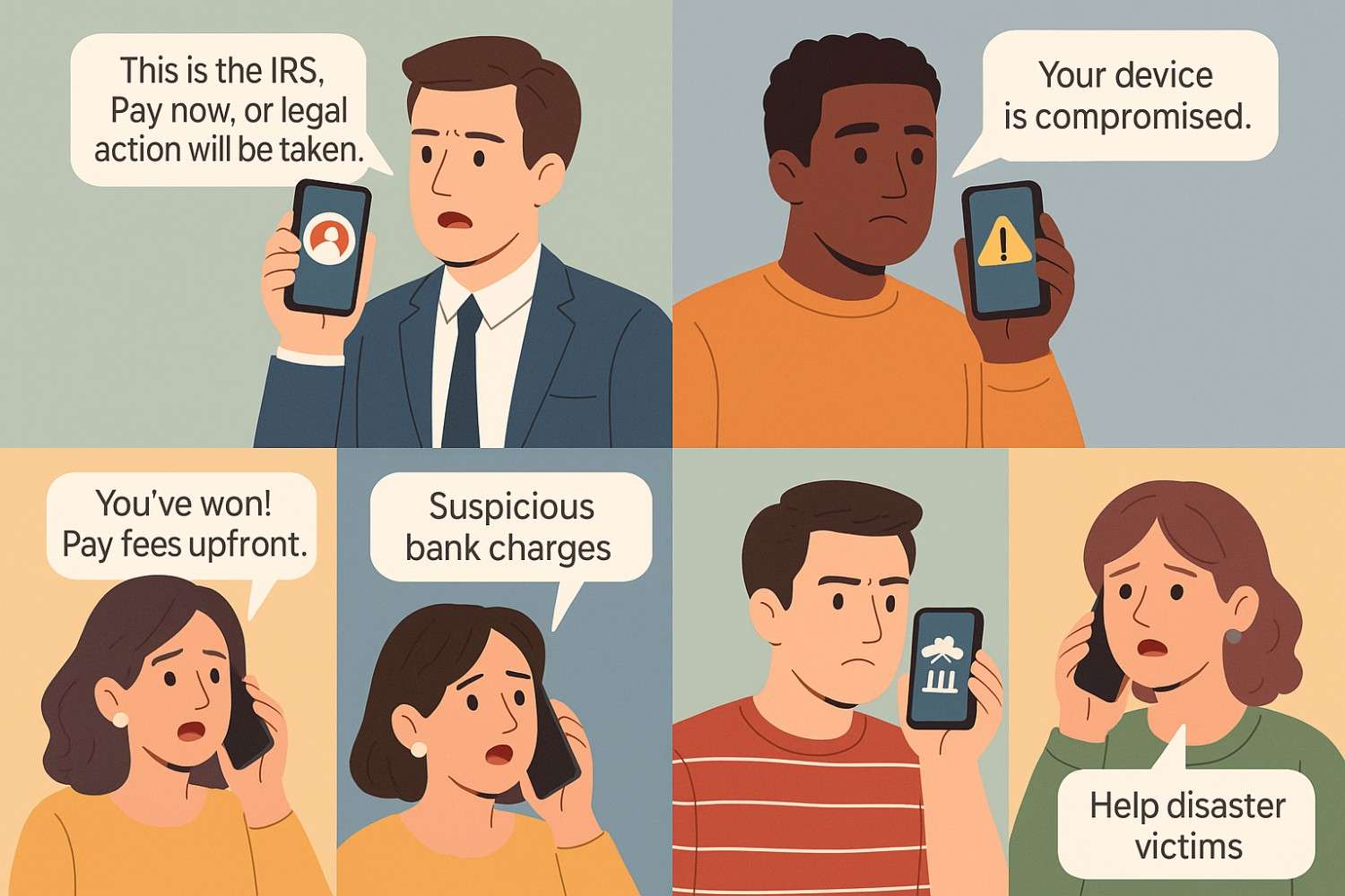 Common Scenarios Linked With Scam Numbers