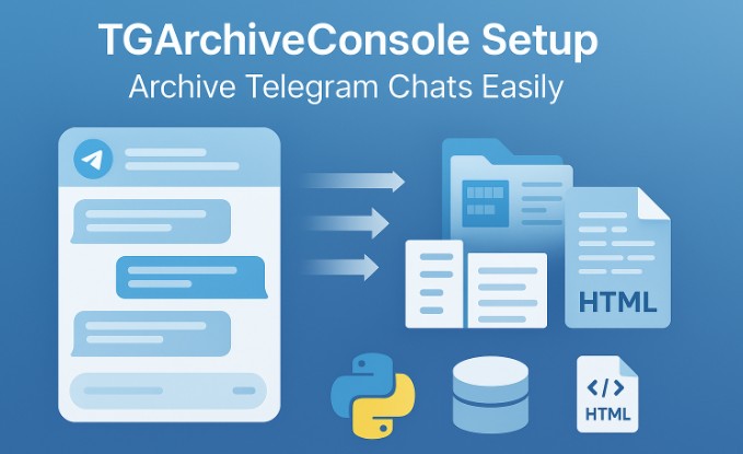 TGArchiveConsole Setup